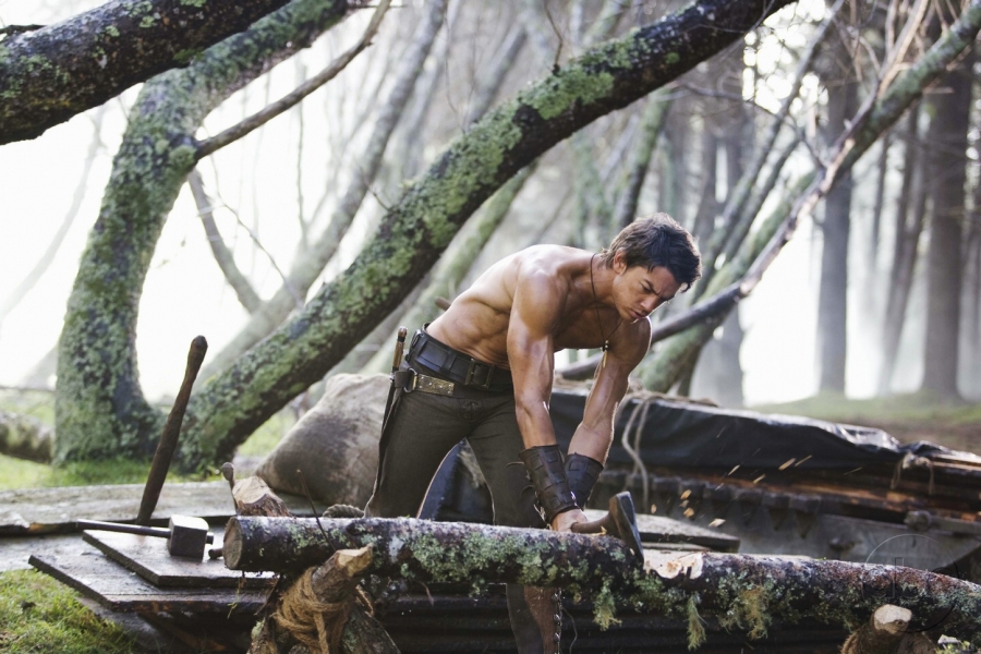 Richard Cypher (Craig Horner) abat du bois