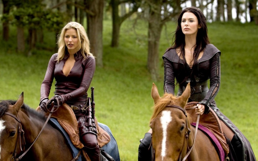 Cara et Kahlan  sur leurs chevaux